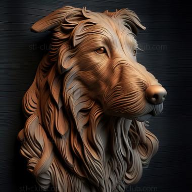 3D model st Buryat Mongolian Wolfhound dog (STL)